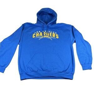 LA Chargers Hoodie NFL Team Apparel Blue Pullover Mens Large L Football